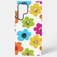 Cute colourful flower Dog Mum Fun Photo Collage