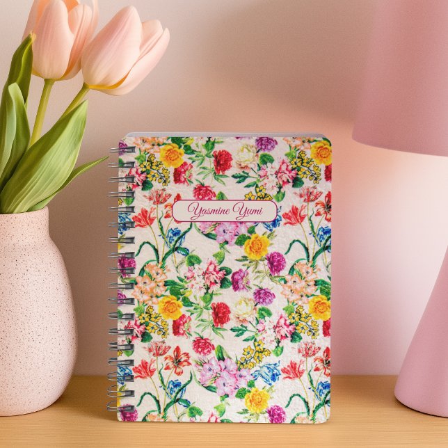 Cute Colourful Flowers Floral Feminine Girly  Planner (Creator Uploaded)