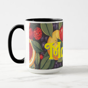 Cute Colourful Fruit Pattern – Fun Summer Design  Mug