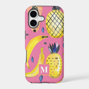 Cute & Colourful Fruity Banana Papaya & Pineapple