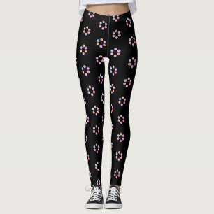 Cute Colourful Geometric Pattern Leggings