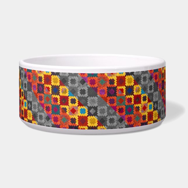 Cute colourful geometric patterns (Front)