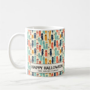Cute Colourful Ghosts Halloween Coffee Mug