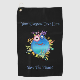 Cute Colourful  Golf Towel