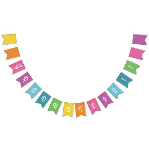 Cute Colourful Graduation Bunting