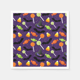 Cute Colourful Halloween Party Napkin