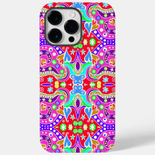 Cute colourful hand drawn pattern envelope Case-Mate iPhone 14 pro max case