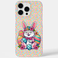 Cute, & colourful Hawaiian/tropical Easter bunny