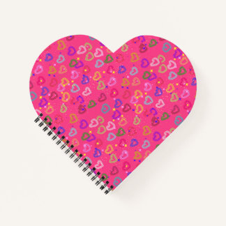 Cute Colourful Heart Notebook