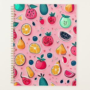 Cute colourful ice cream cones planner