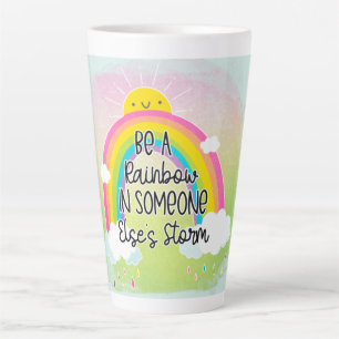 Cute & Colourful Inspirational Latte Mug