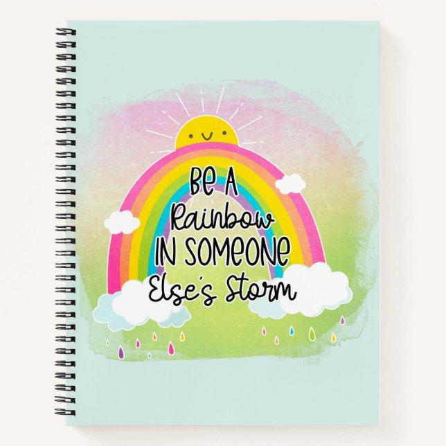 Cute & Colourful Inspirational Notebook (Front)
