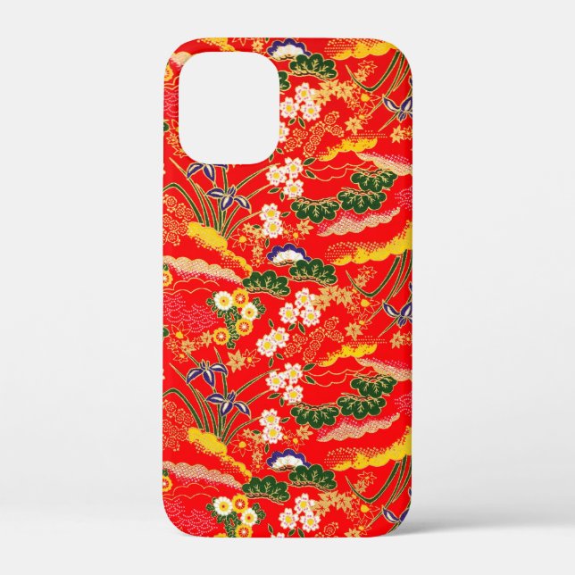 Cute colourful japanese floral patterns Case-Mate iPhone case (Back)