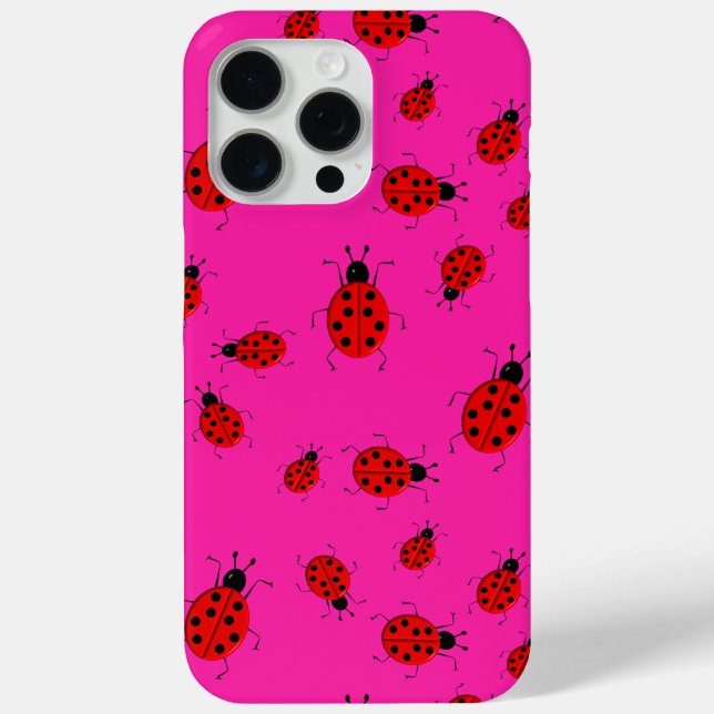 Cute colourful ladybugs clip art Case-Mate iPhone  Case-Mate iPhone Case (Back)