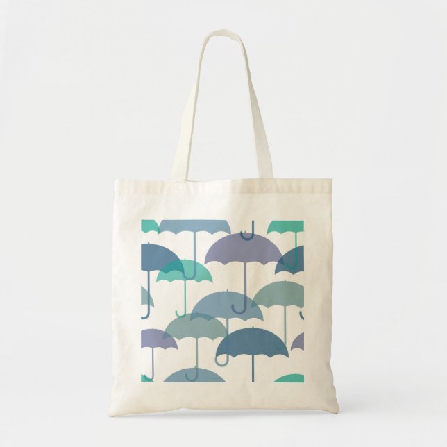 Cute Colourful Layered Umbrella Tote Bag (Front)