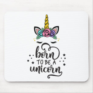Cute Colourful Magical Unicorn Mouse Pad