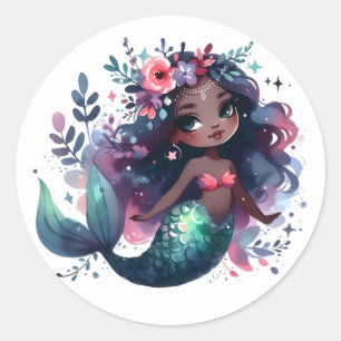 Cute Colourful Mermaid Stickers