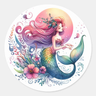 Cute Colourful Mermaid Stickers