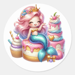 Cute Colourful Mermaid Stickers