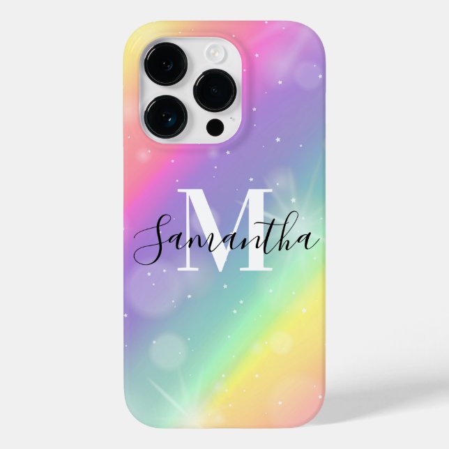 Cute Colourful Monogram Case-Mate iPhone Case (Back)