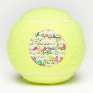 Cute Colourful Musical Birds Symphony - Magic Song Tennis Balls