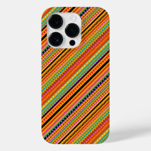 Cute colourful native aztec patterns design Case-Mate iPhone 14 pro case