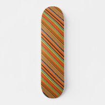 Cute colourful native aztec patterns design fabric skateboard