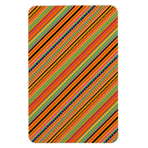 Cute colourful native aztec patterns design magnet