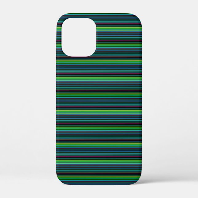 Cute colourful neon stripes Case-Mate iPhone case (Back)