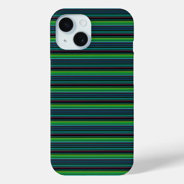 Cute colourful neon stripes Case-Mate iPhone case (Back)