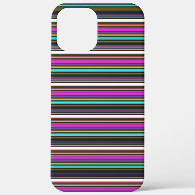 Cute colourful neon stripes Case-Mate iPhone case (Back)