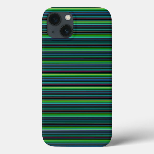 Cute colourful neon stripes Case-Mate iPhone case (Back)