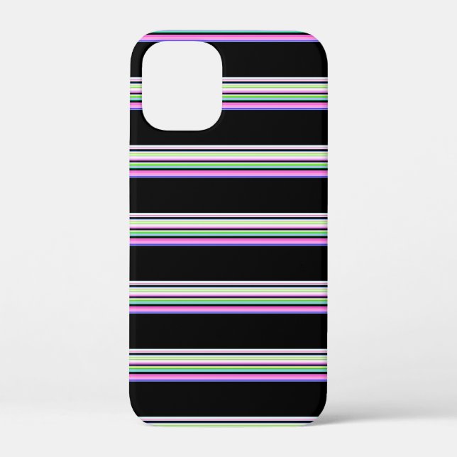 Cute colourful neon stripes Case-Mate iPhone case (Back)