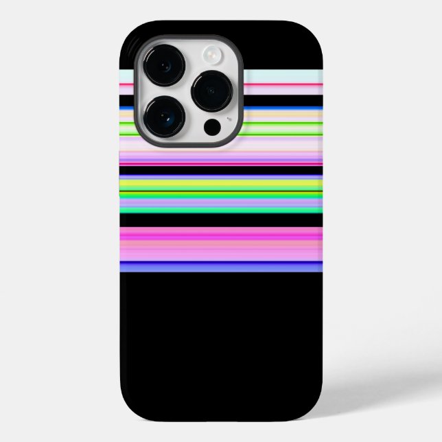 Cute colourful neon stripes Case-Mate iPhone case (Back)