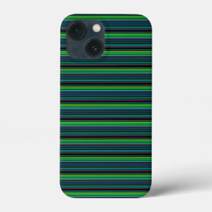 Cute colourful neon stripes iPhone 13 mini case