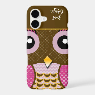 Cute Colourful Owl Pattern Choose Case Colour