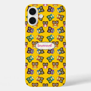 Cute Colourful Owl Pattern Choose Case Colour