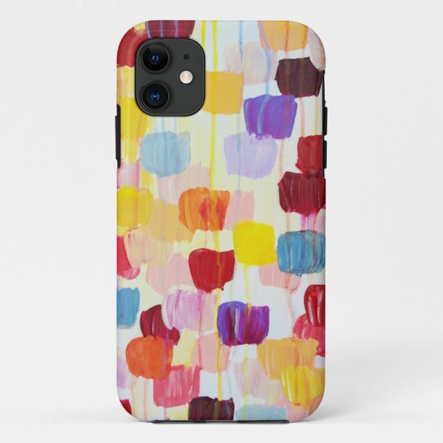 Cute colourful painting flowers Case-Mate iPhone case (Back)