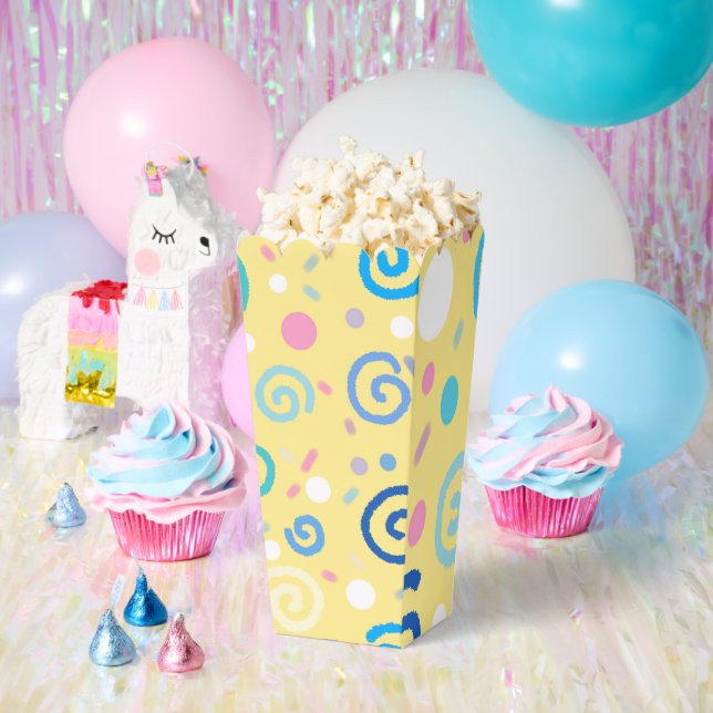 Cute Colourful Party Pattern Favour Box (Party)