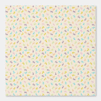 Cute Colourful Pastel Bunny Rabbit Pattern