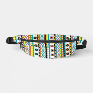 Cute colourful patterns design bum bags