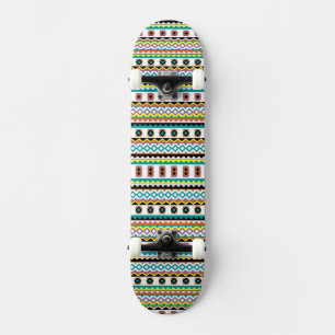 Cute colourful patterns design fanny pack skateboard