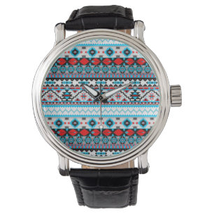 Cute colourful patterns watch