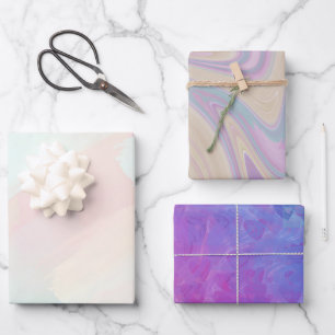 Cute Colourful Pink Girly Wrapping Paper Sheet