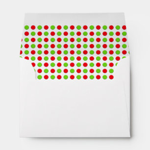 Cute Colourful Polka Dots Christmas Envelope