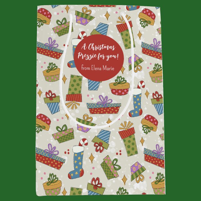 Cute Colourful Presents Christmas Gift Bag (Creator Uploaded)