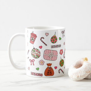 Cute Colourful Retro Christmas Coffee Mug