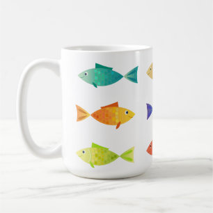 Cute colourful sea fish  coffee mug