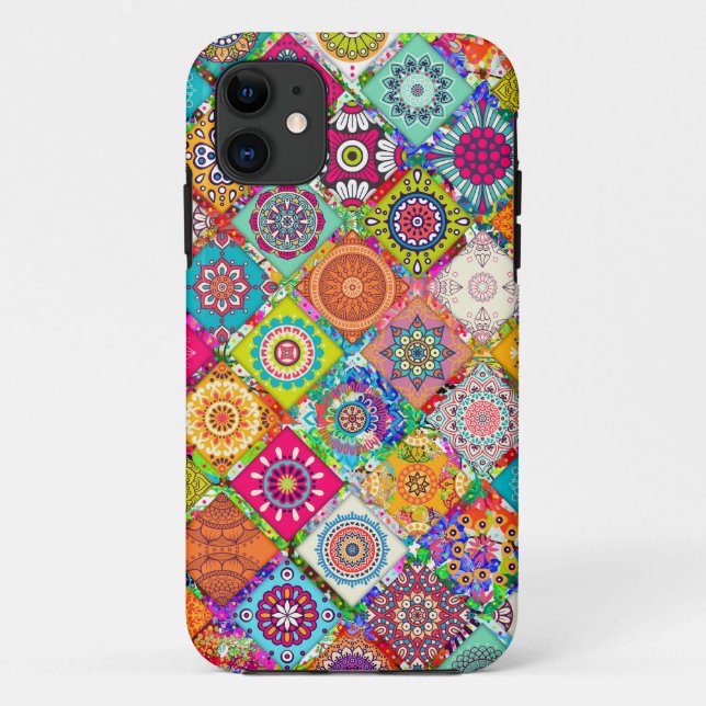 Cute colourful seamless decorative pattern Case-Mate iPhone case (Back)