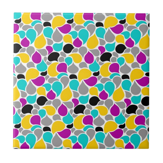Cute colourful seamless patterns design tile (Front)